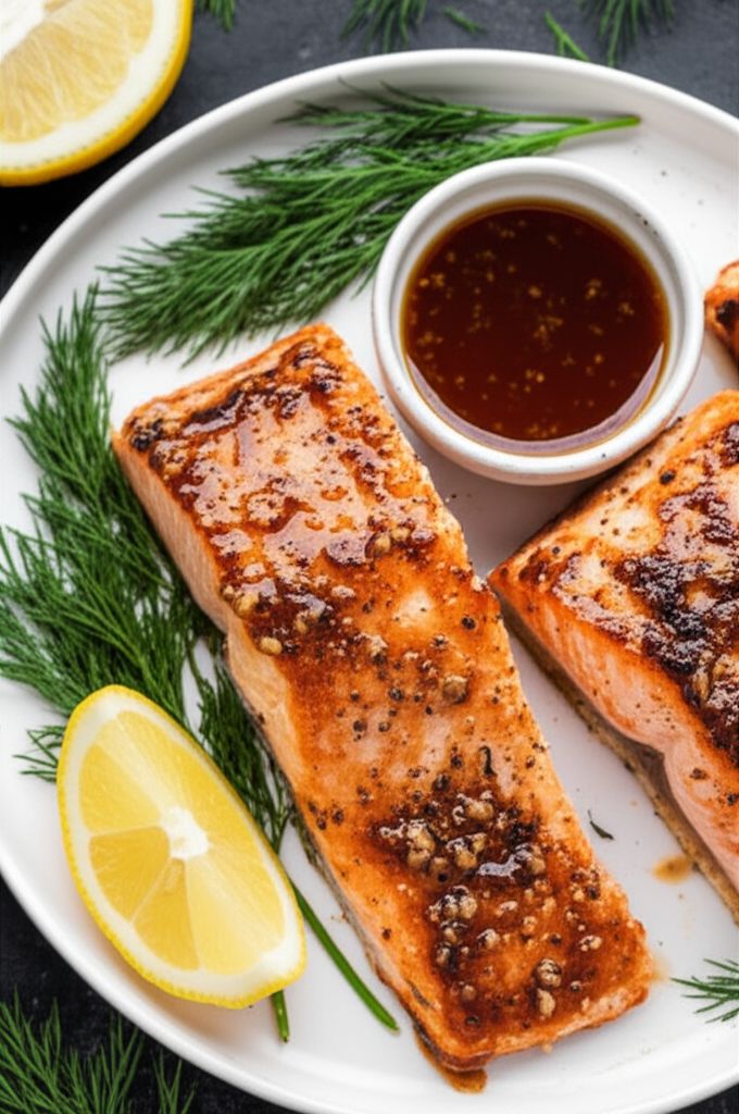 Air-Fried Frozen Salmon