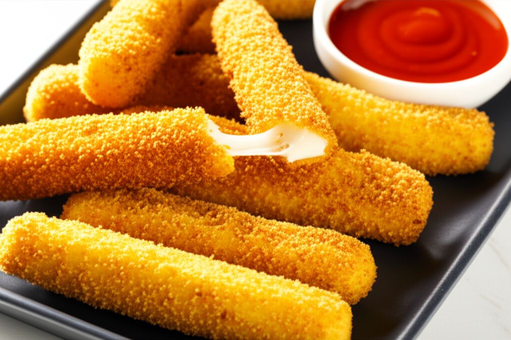 Air-Fried Mozzarella Sticks