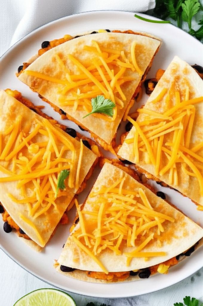 Black Bean and Sweet Potato Quesadillas