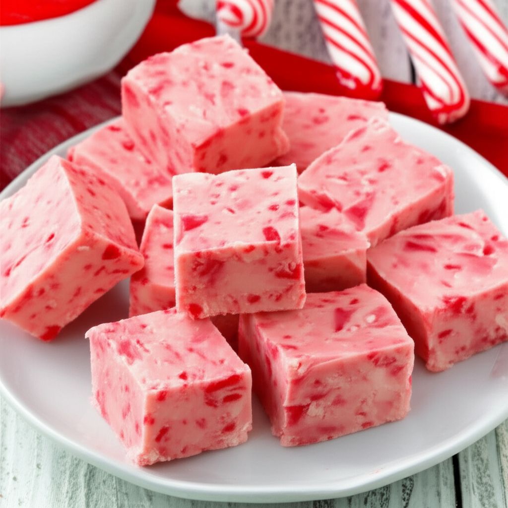 Candy Cane Fudge