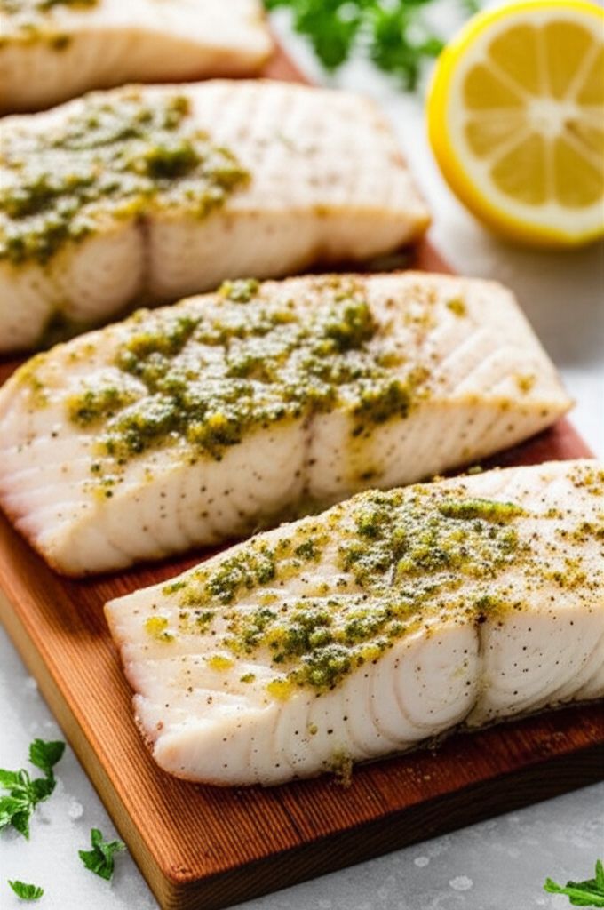 Cedar Planked Halibut