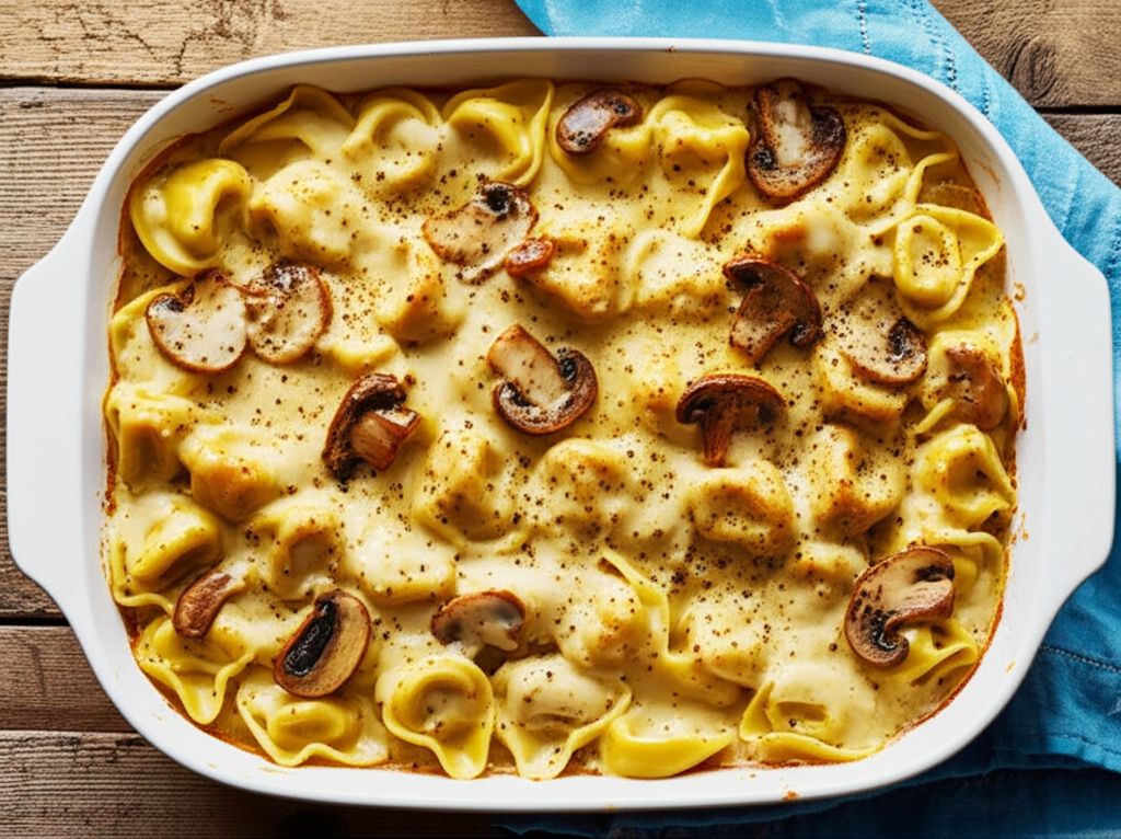 Cheesy Baked Tortellini
