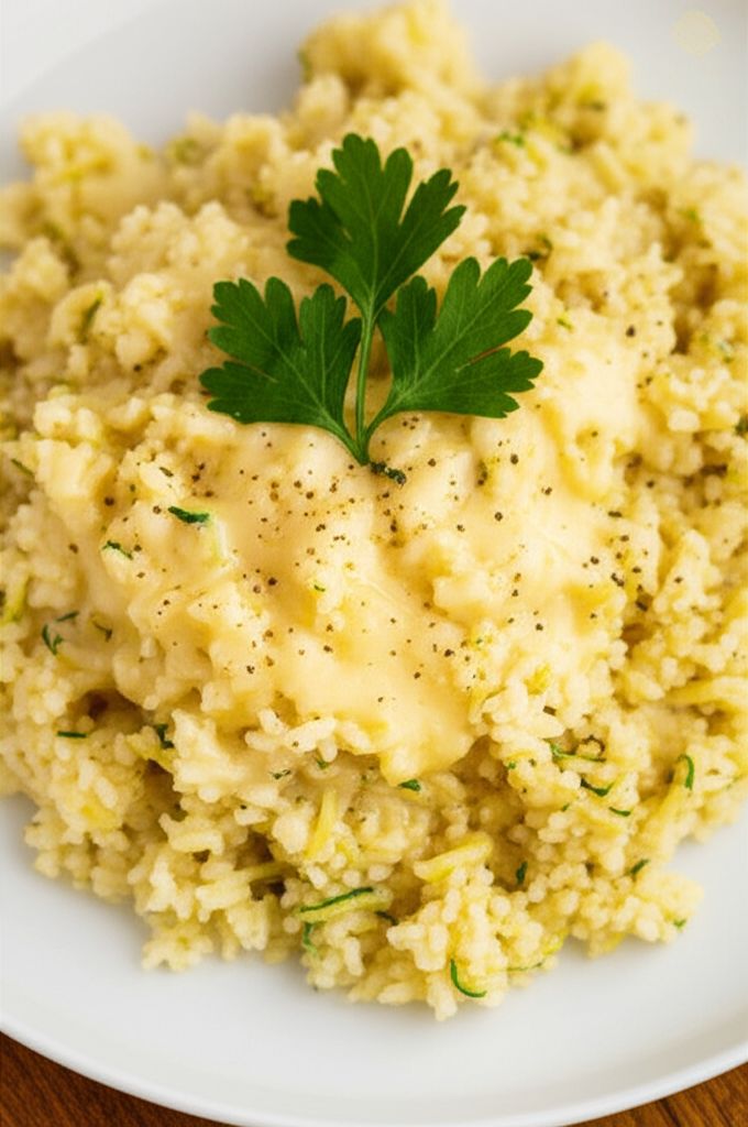 Cheesy Zucchini Rice