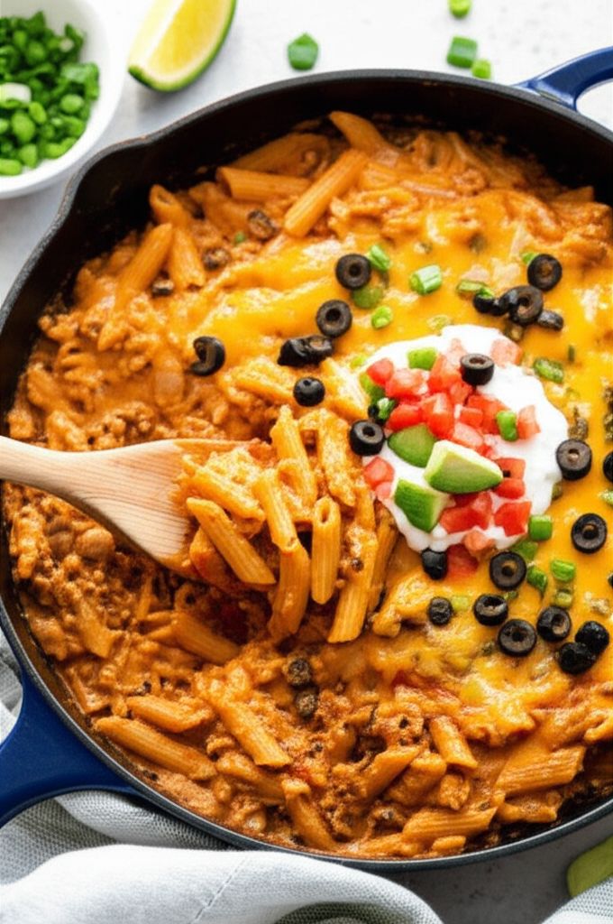 Chicken Enchilada Pasta
