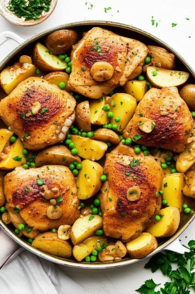Chicken Vesuvio
