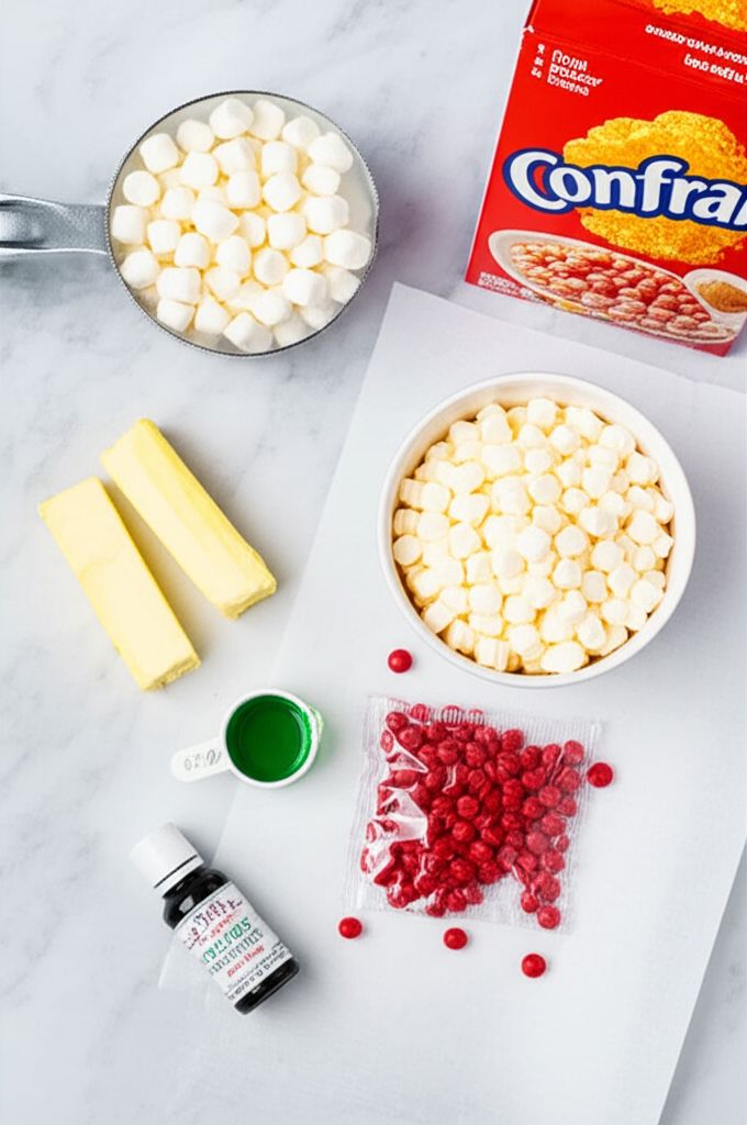 Christmas Cornflake Wreath Cookies
