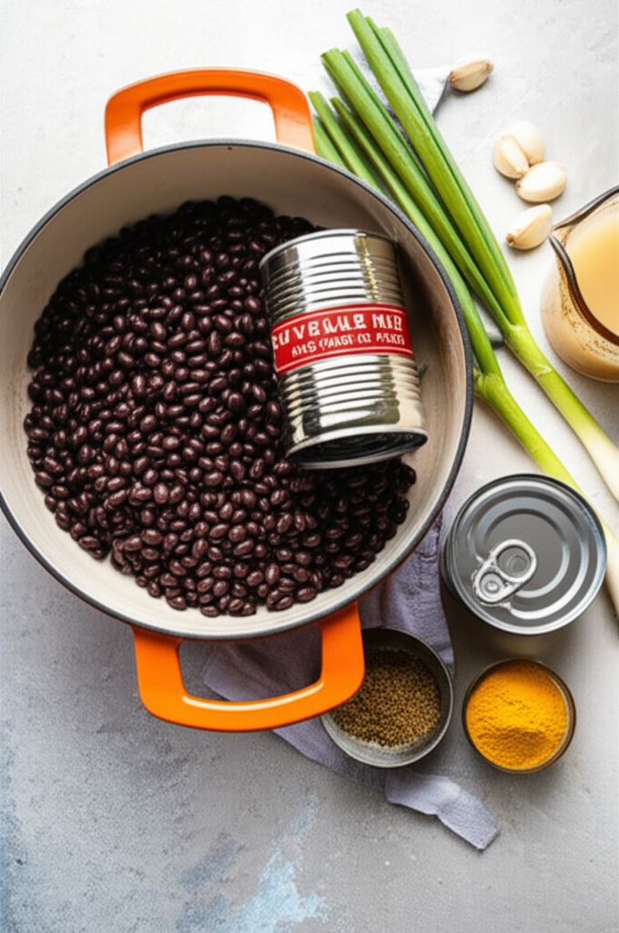 Coconut Black Bean Soup