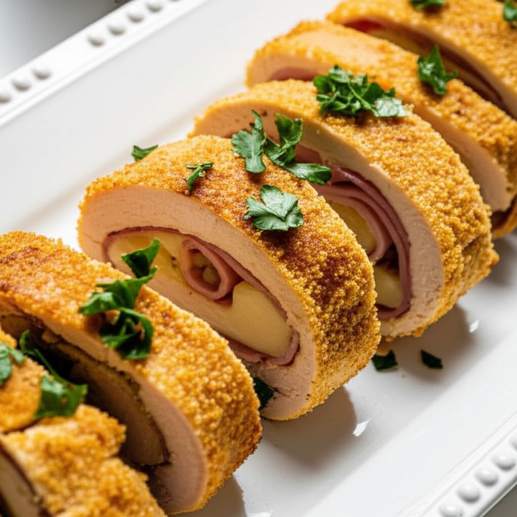 Cordon Bleu Chicken Rolls