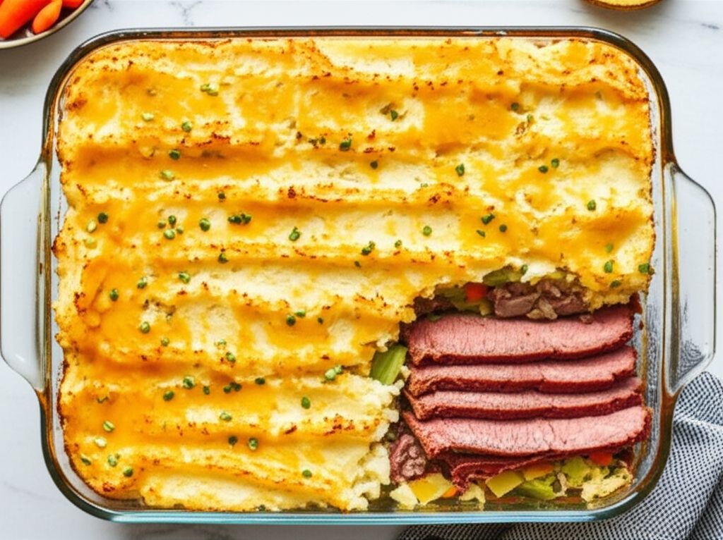 Corned Beef and Cabbage Shepherd's Pie