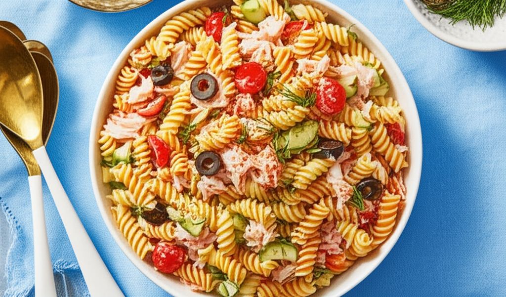 Crab and Shrimp Pasta Salad