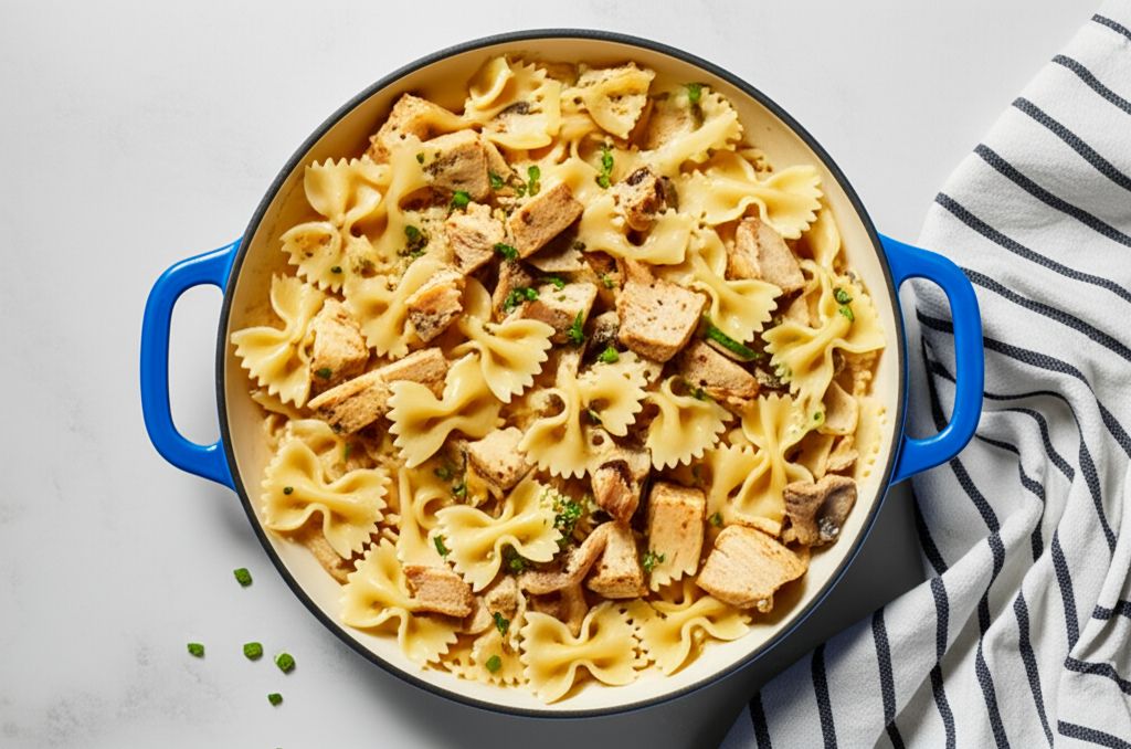 Creamy Garlic Chicken Pasta