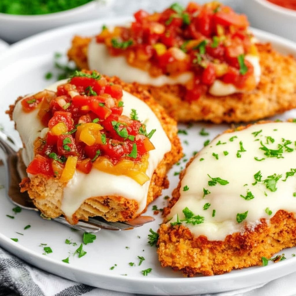 Crispy Baked Chicken with Giardiniera