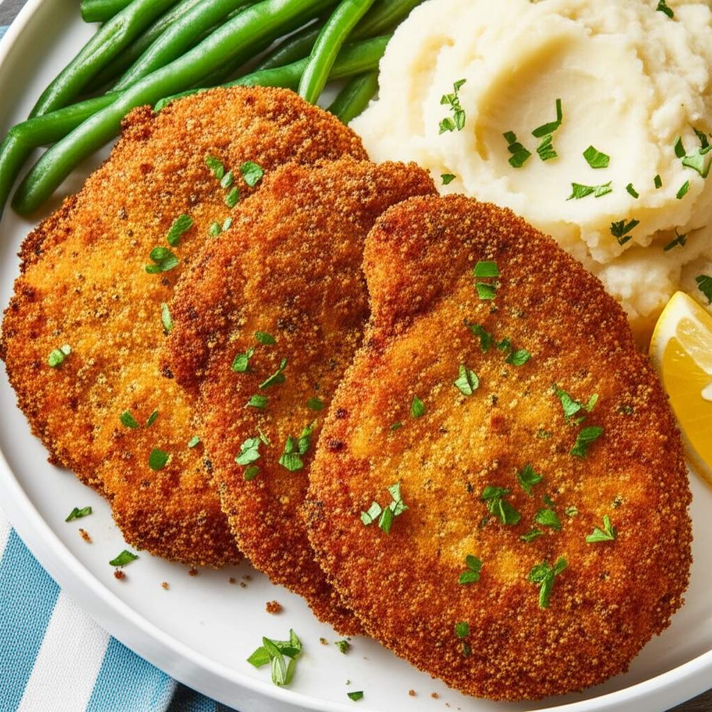 Crispy Breaded Pork Chops