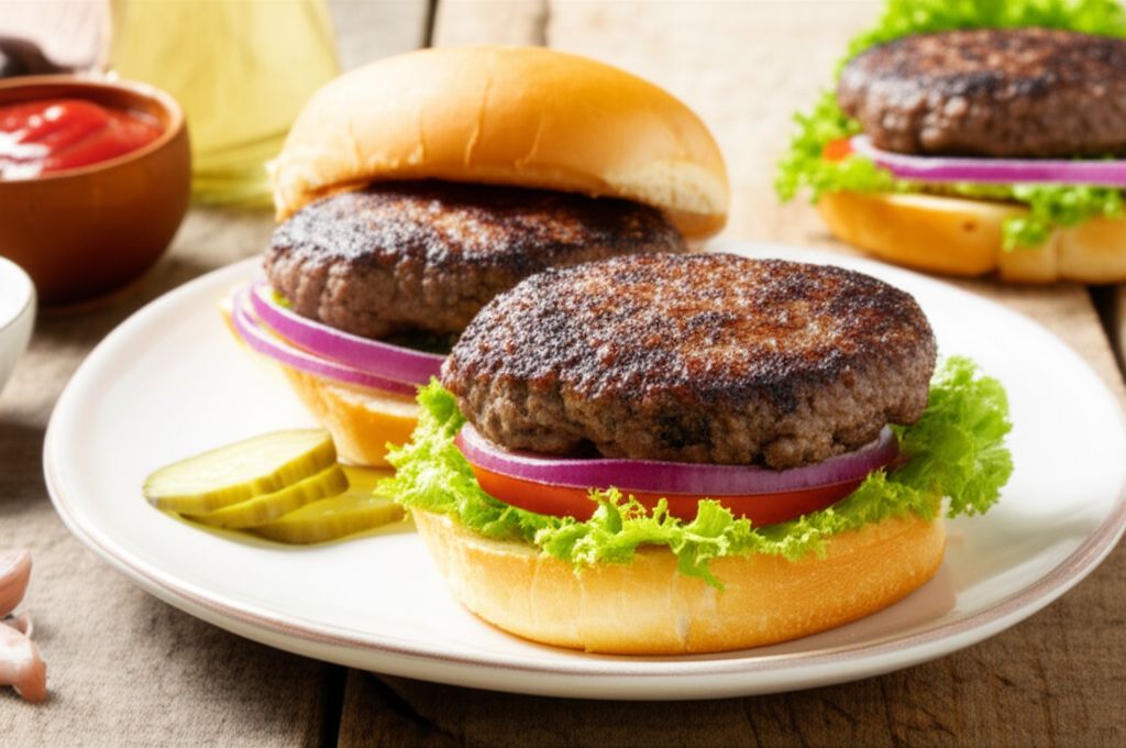 Delicious Grilled Hamburgers
