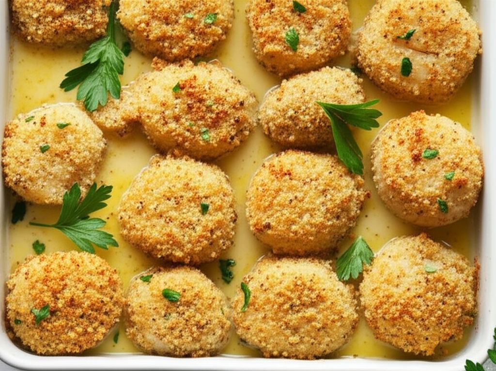 Dinah's Baked Scallops