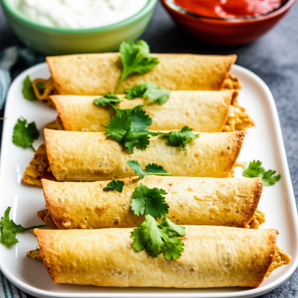 Easy Chicken Flautas