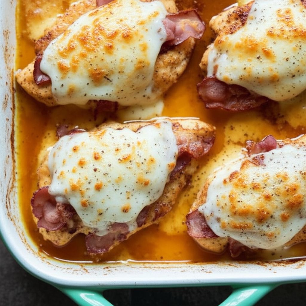 Easy Honey Mustard Mozzarella Chicken