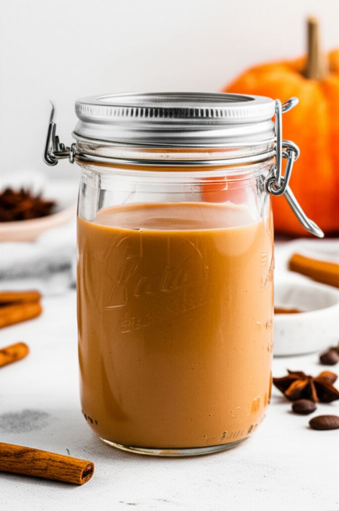 Easy Pumpkin Spice Coffee Creamer