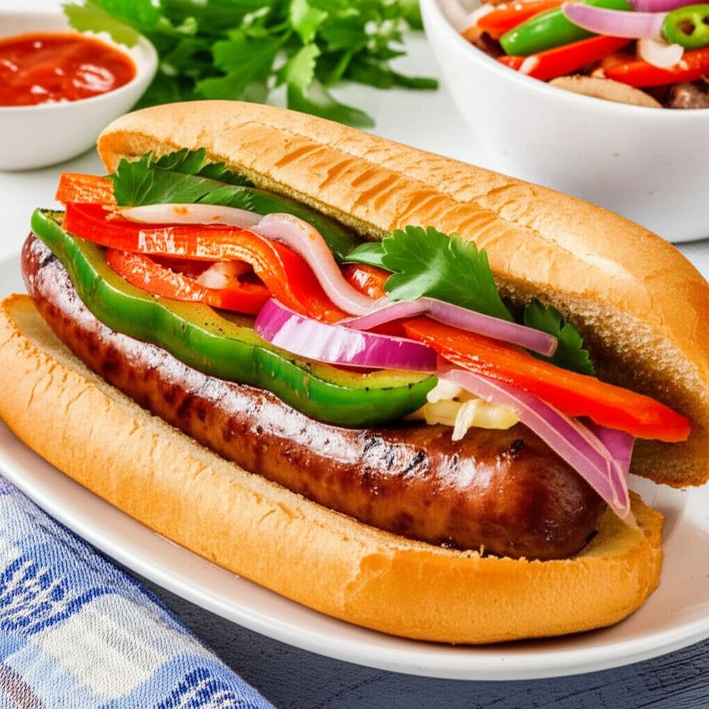 Festival-Style Grilled Italian Sausage Sandwiches