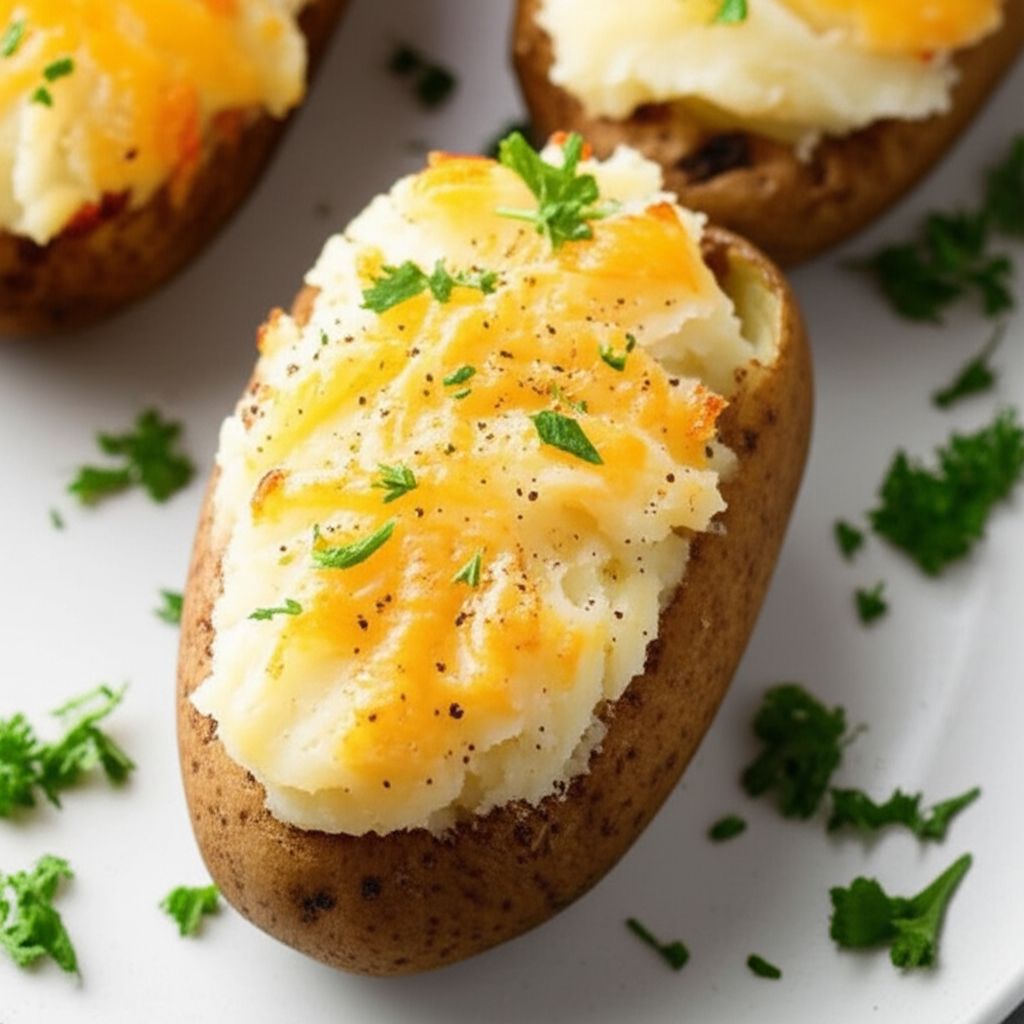 Garden Stuffed Baked Potatoes