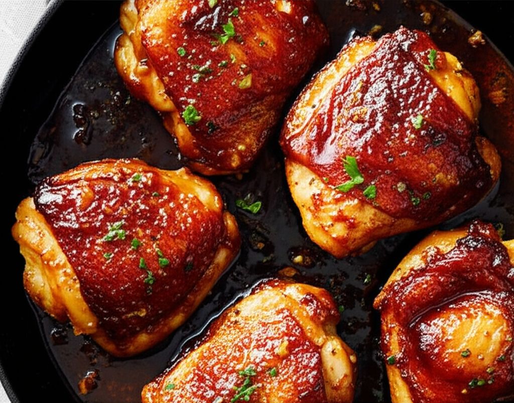 Garlic-Brown Sugar Chicken Thighs