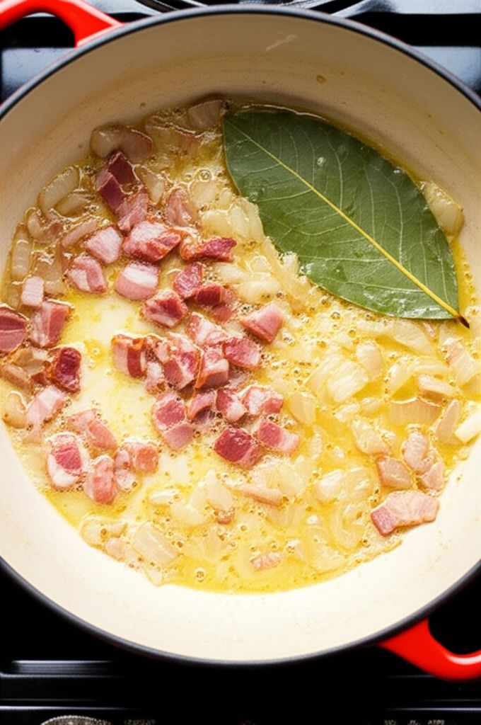 German Potato Bacon Soup