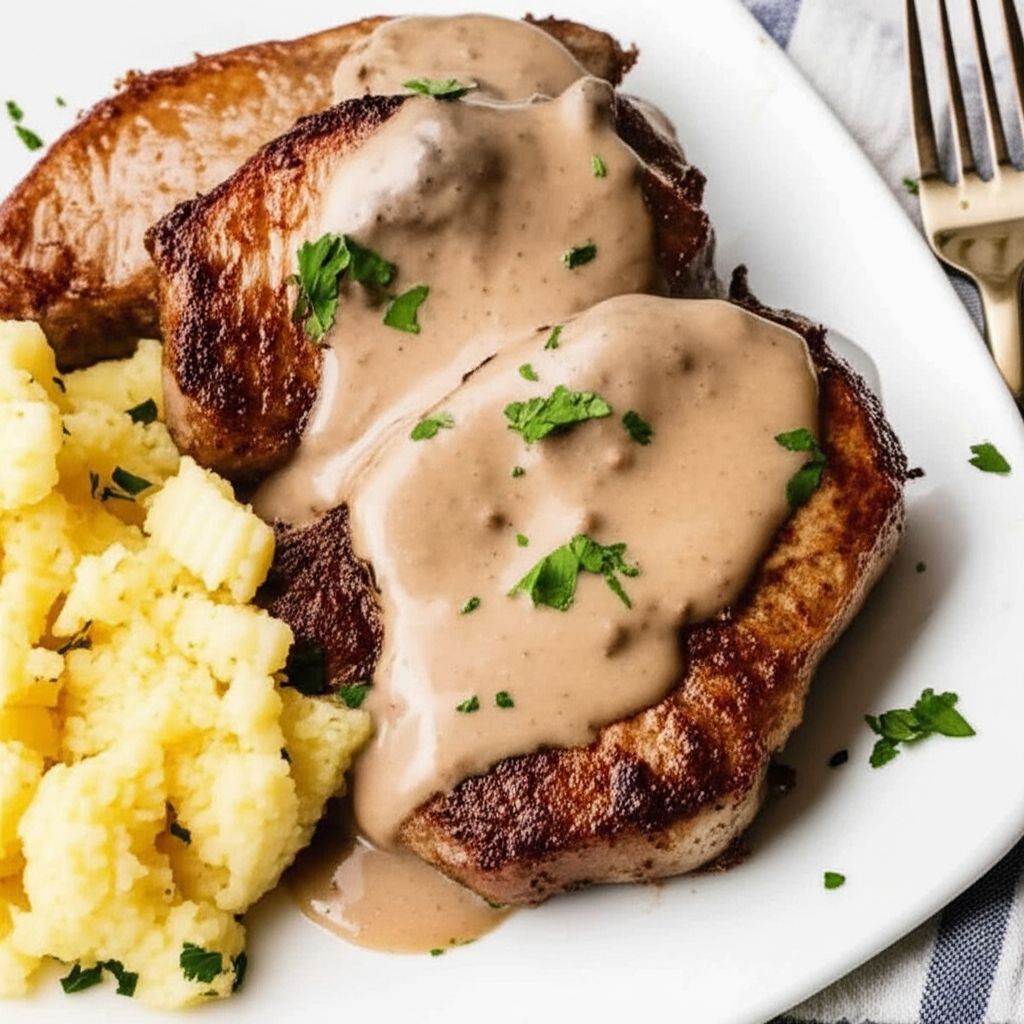 Gravy Baked Pork Chops