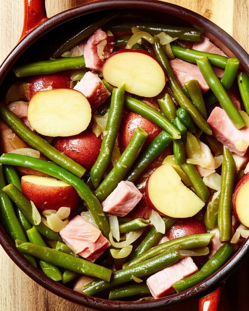 Green Beans and Ham