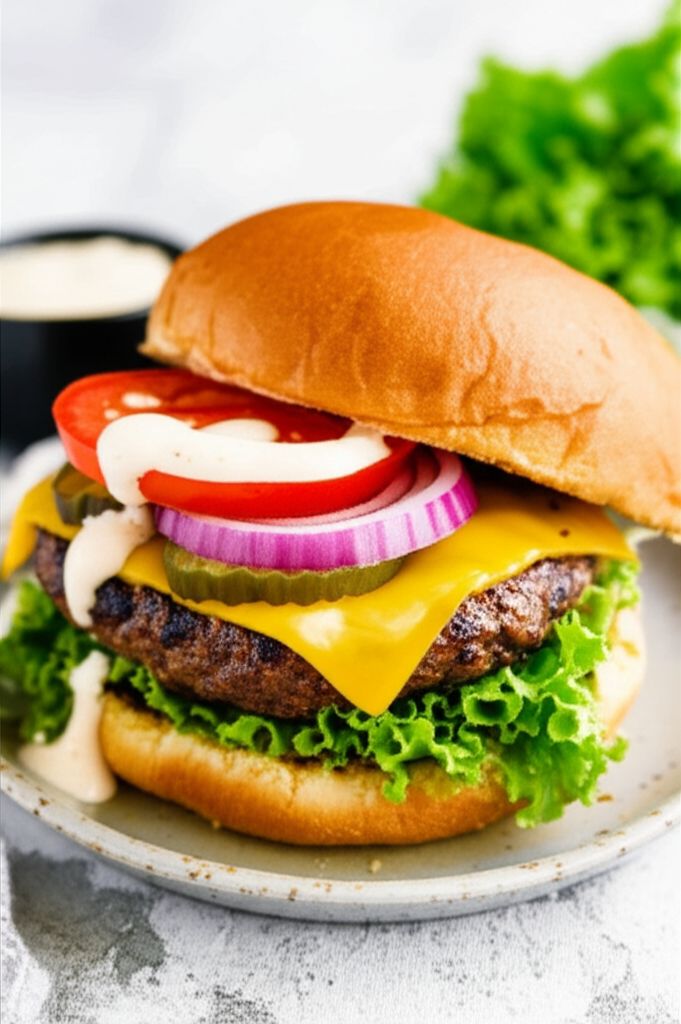 Grilled Bison Burgers