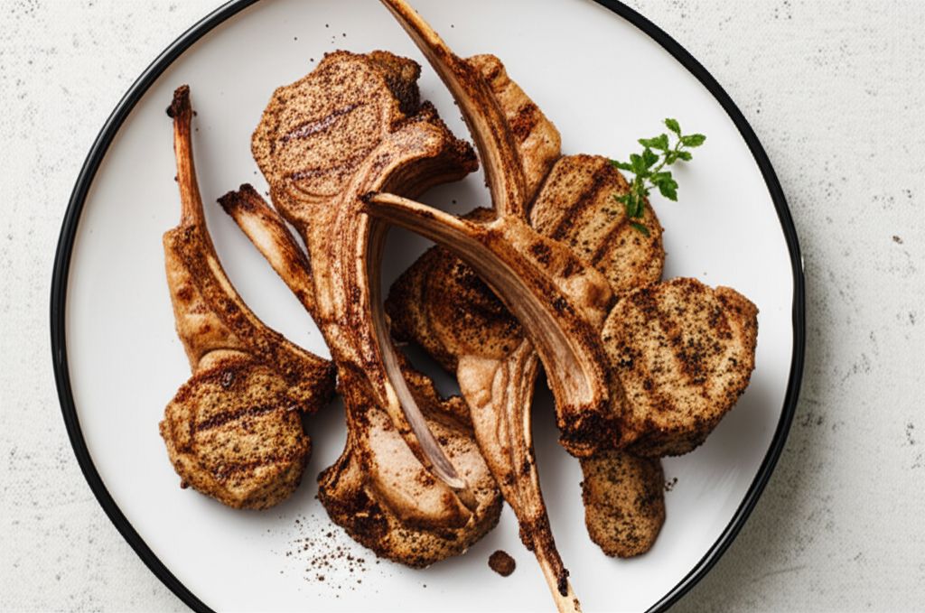 Grilled Lamb Loin Chops