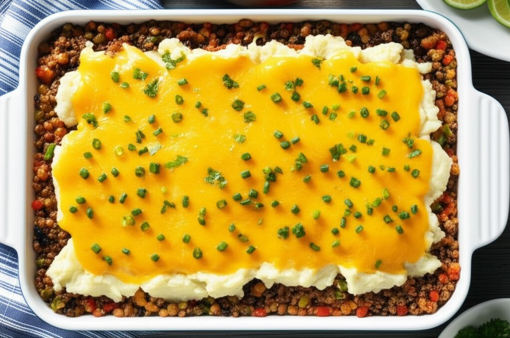 Ground Beef and Mashed Potato Casserole