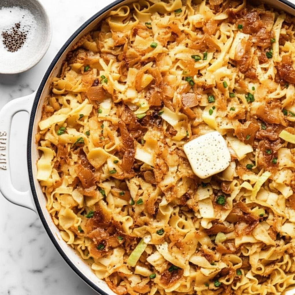 Haluski - Cabbage and Noodles
