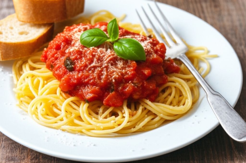 Homemade Tomato Basil Pasta Sauce