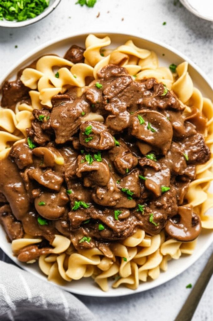 Instant Pot Beef Stroganoff