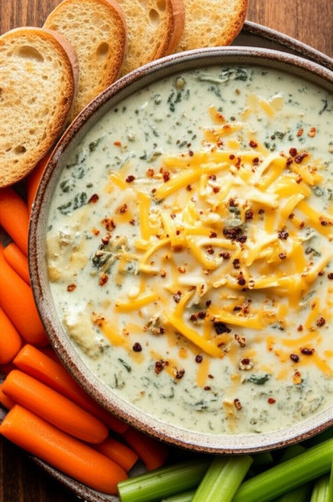 Instant Pot Spinach and Artichoke Dip
