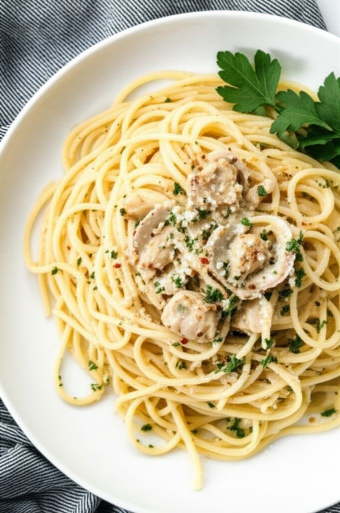 Linguine and Clam Sauce