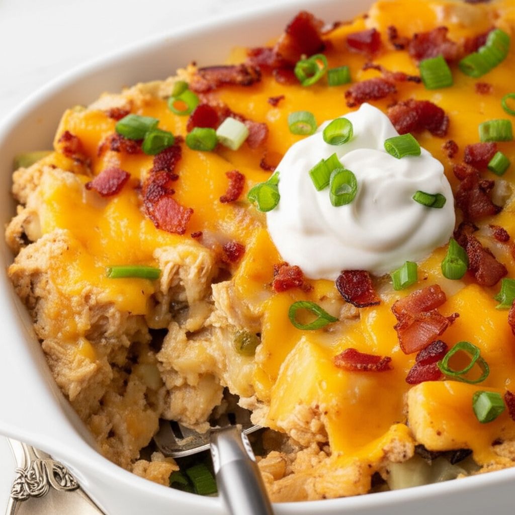 Loaded Chicken and Potato Casserole