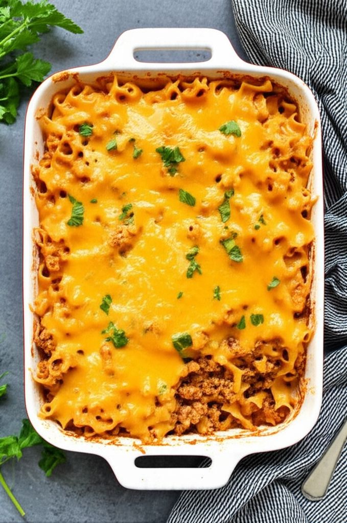 No Yolks Beef Noodle Casserole