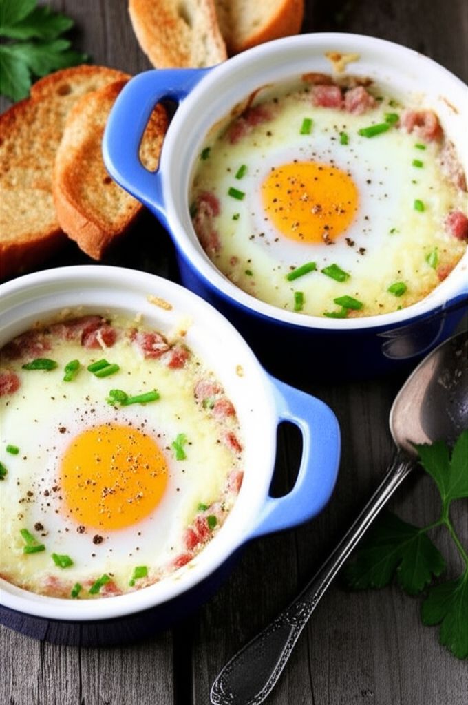 Oeufs Cocotte (Baked Eggs)