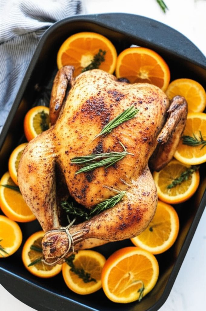 Orange Herb Roasted Chicken