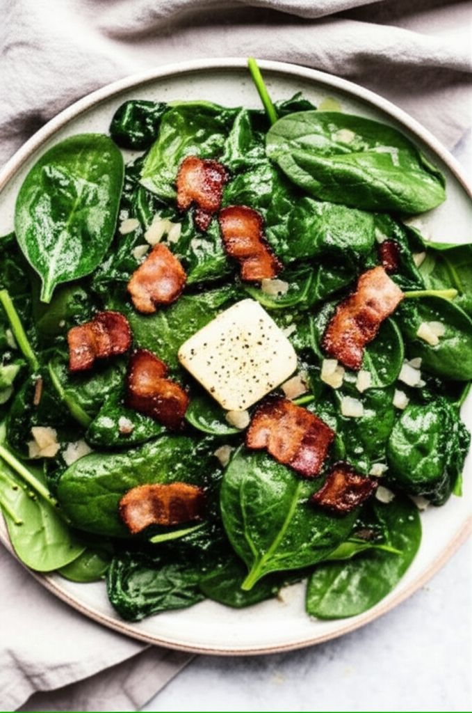 Pan Fried Spinach