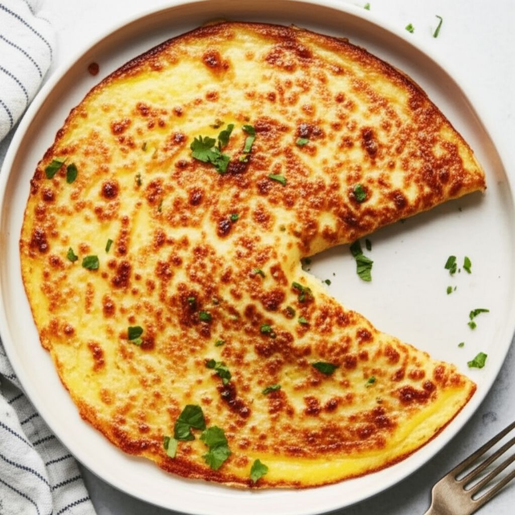 Parmalet (Crisp Parmesan Omelet)