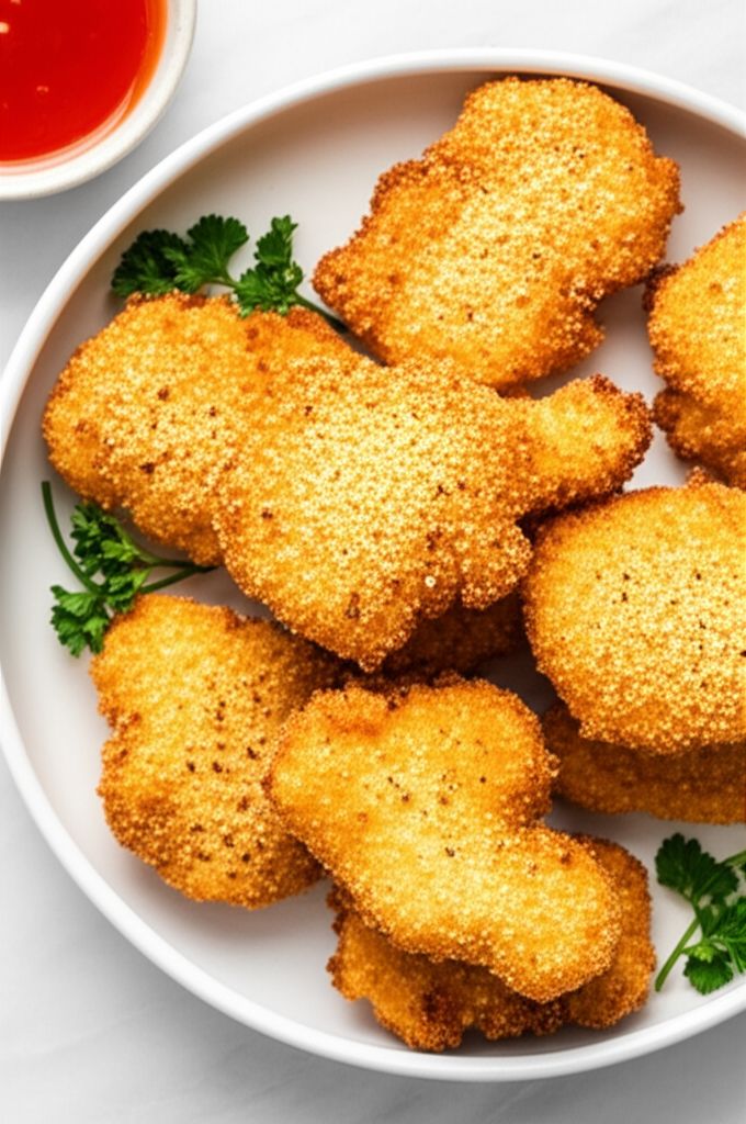 Parmesan Panko Chicken Poppers