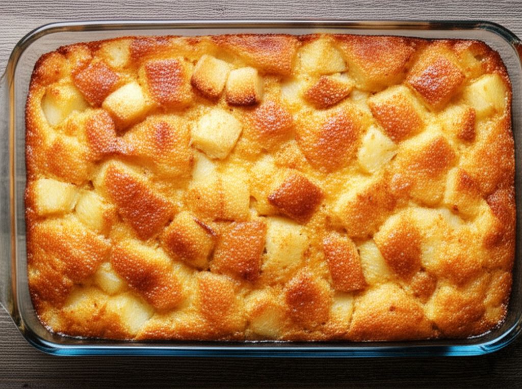 Pineapple Bread Souffle