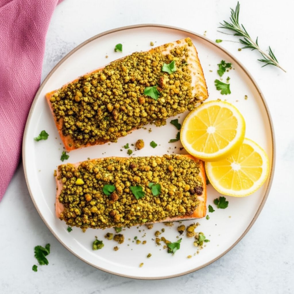Pistachio-Crusted Salmon