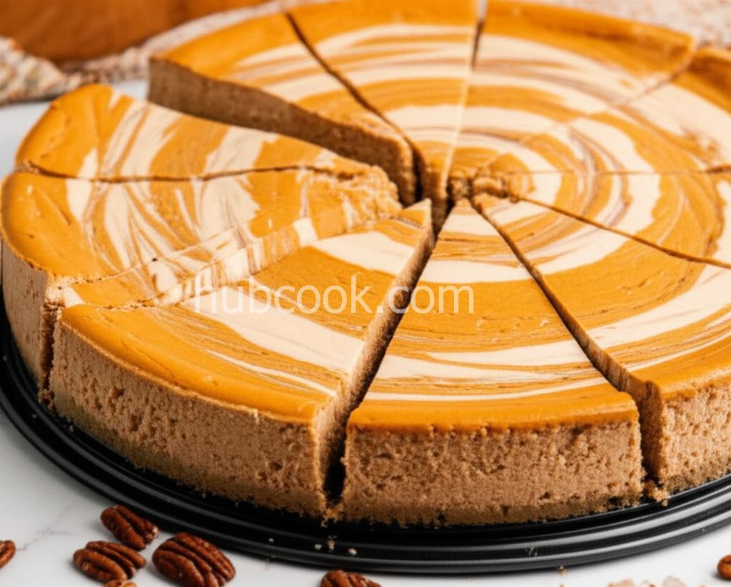 Pumpkin Swirl Cheesecake