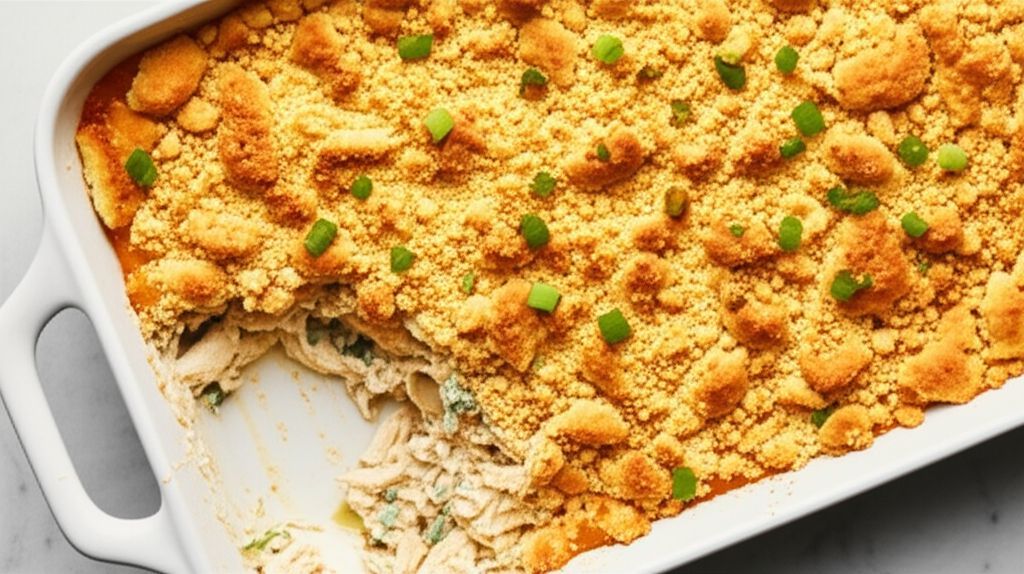 Ritz Cracker Chicken Casserole