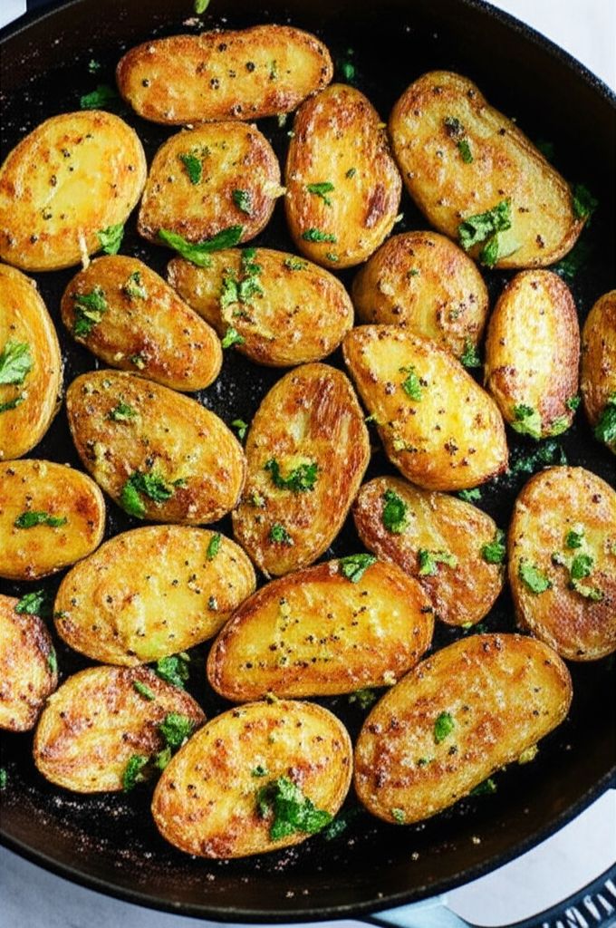 Roasted Garlic-Parmesan Fingerling Potatoes