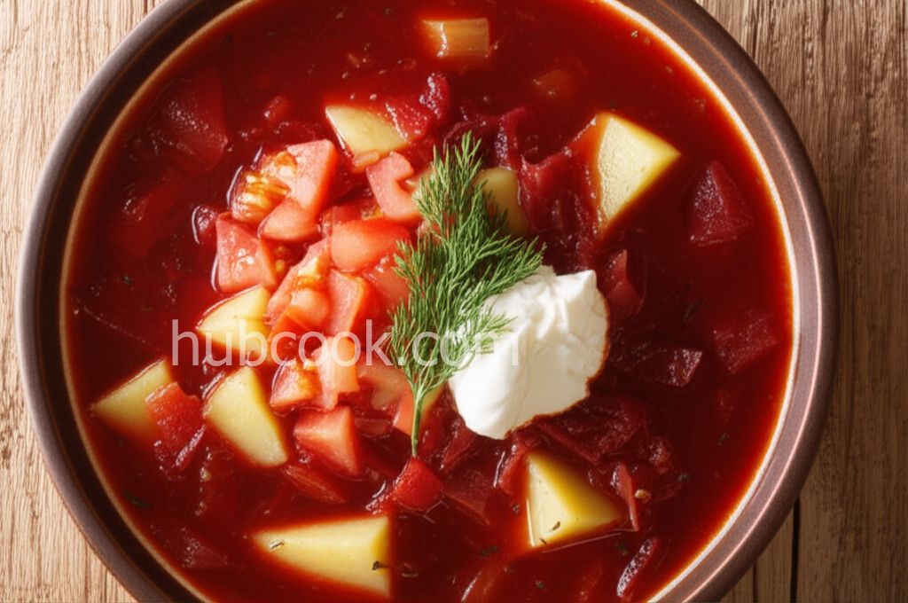 Russian Cabbage Borscht
