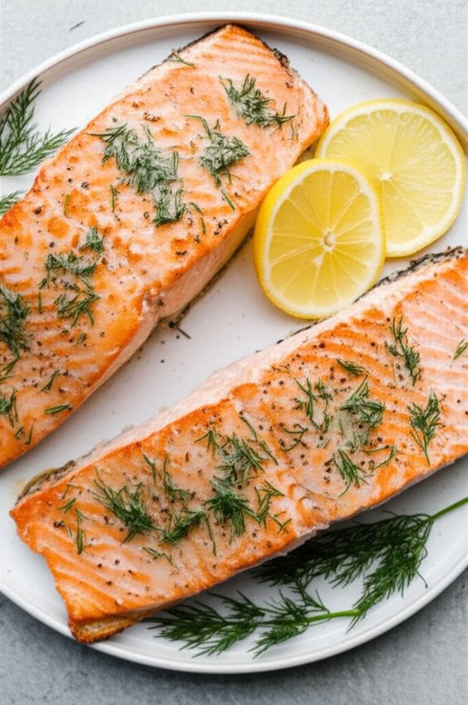 Salmon with Lemon and Dill
